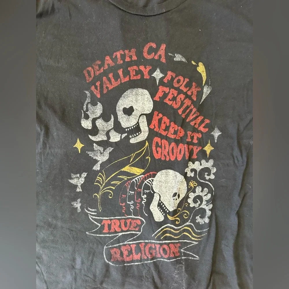 True Religion DEATH VALLEY FOLK FESTIVAL KEEP IT GROOVY T-SHIRT SIZE 3XL